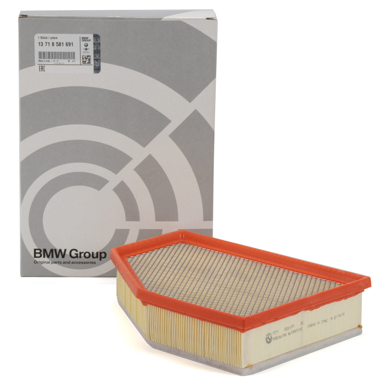 Genuine BMW Air Filter - X3 X4 X6 X7 & 5 Series M40i & 550d Variants (B58 & B57 ENGINE) 13718581691