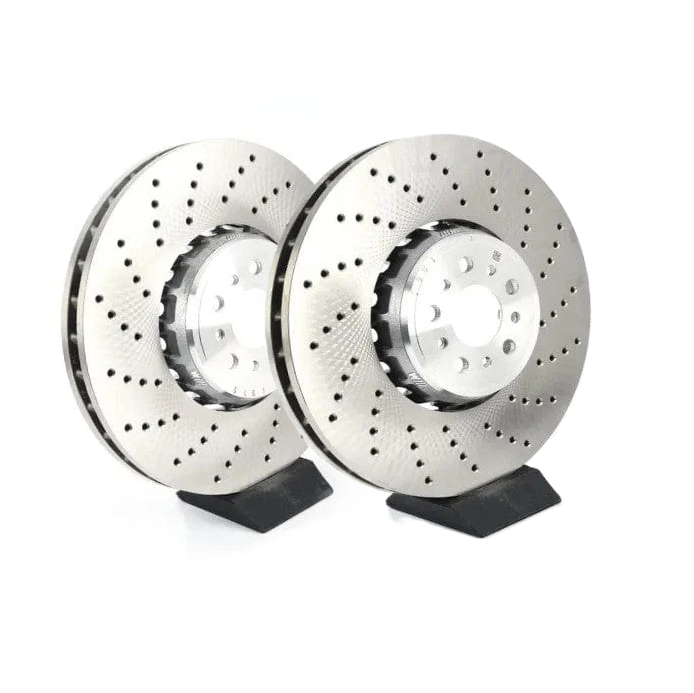 Genuine BMW Front Brake Discs Pair - (X3M, X4M, X5M, X6M) F97 F98 F95 F96 - 34118054826 / 34118054825