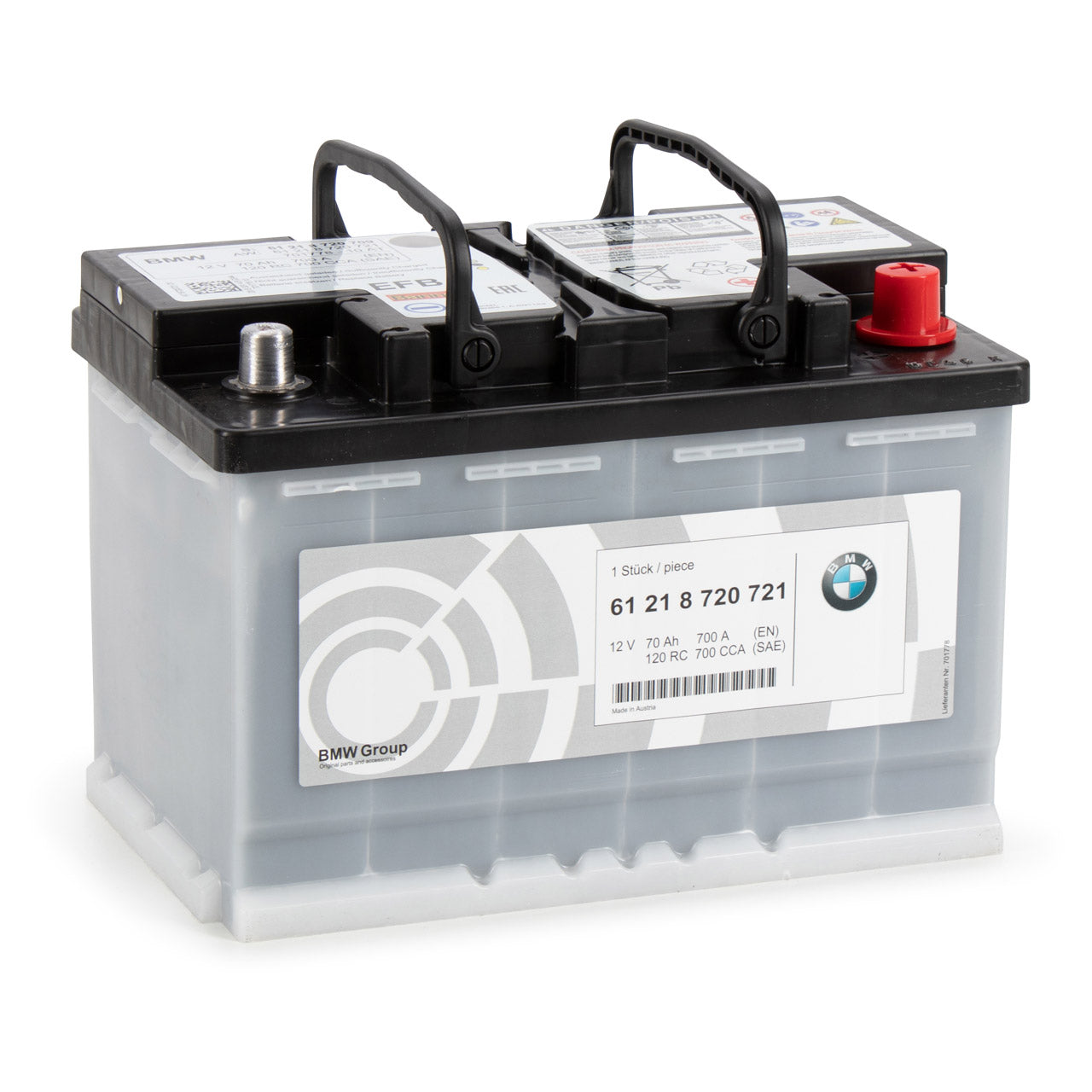 Genuine BMW MINI Battery EFB 70AH - 61218720721