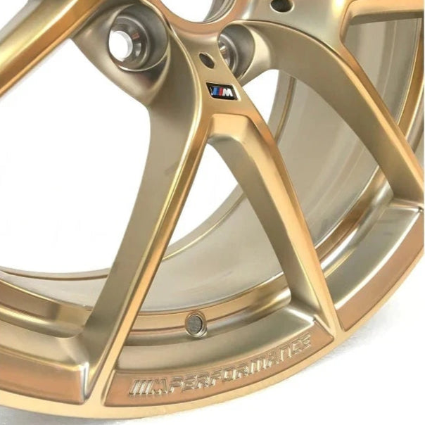 Genuine BMW F87 M2 Frozen Gold Wheel Set 763M