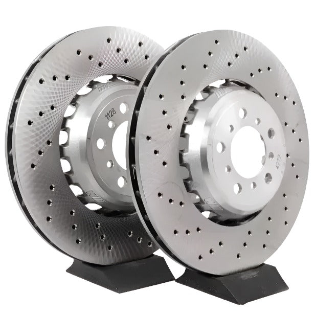Genuine BMW F80 F82 F87 Rear 370x24 Ventilated Brake Discs (M2, M2 Competition, M3 & M4) 34207889667 /668