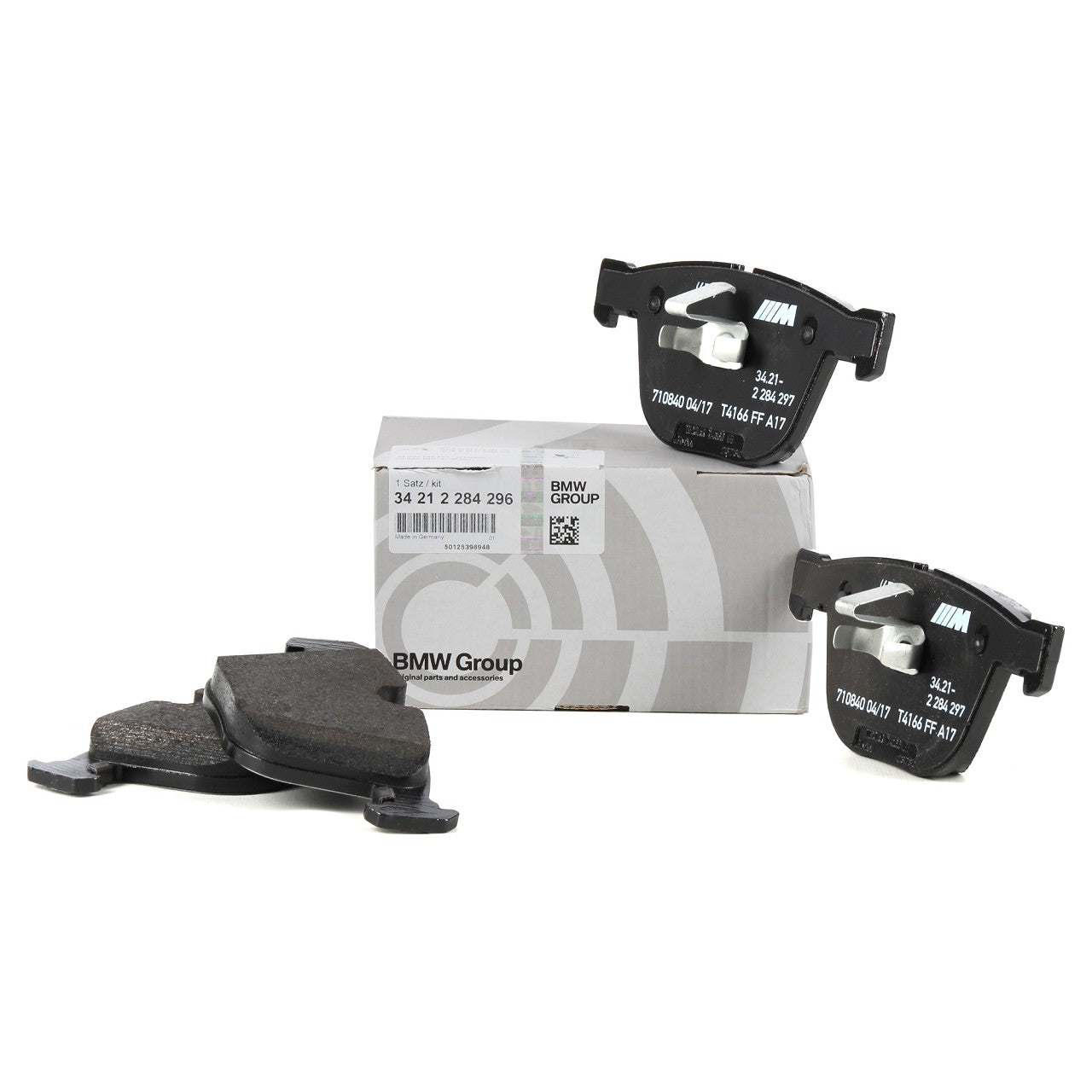 Genuine BMW E60 E61 E90 E92 E93 Rear Brake Pads - 34212284296