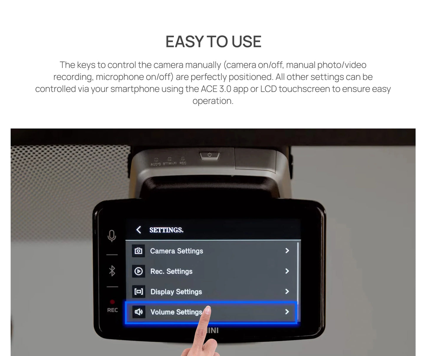 MINI Advanced Car Eye 3.0 Pro with Display 66215A444A3