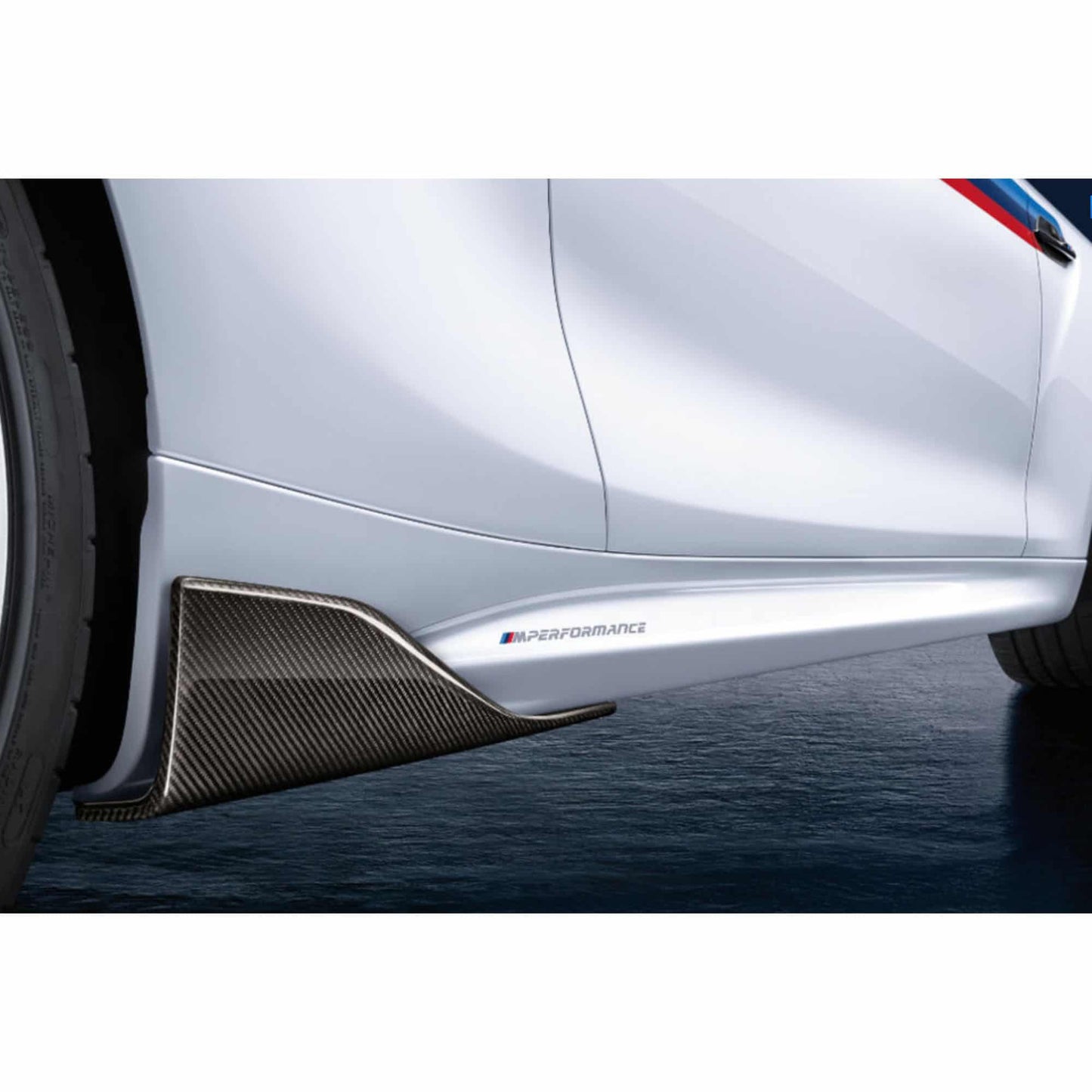 Genuine BMW F87 M Performance Carbon Side Skirt Winglets (Pair) - 51192365984 / 985