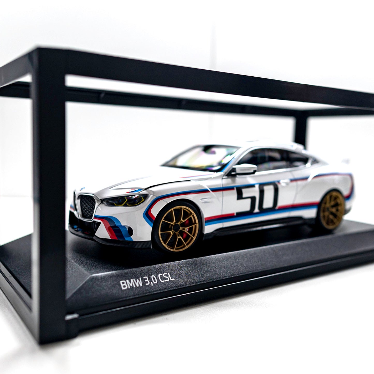 Genuine BMW Collectors Model 3.0 CSL 50 Jahre 1:18 Scale 80432864218