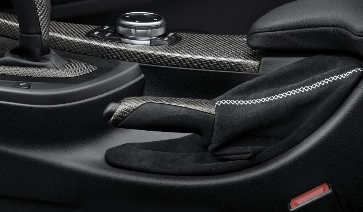 Genuine BMW F20 F21 F22 F23 M Performance Carbon / Alcantara Handbrake - 34402222539 (Inc. 114d, M135i, 230i & M240i)