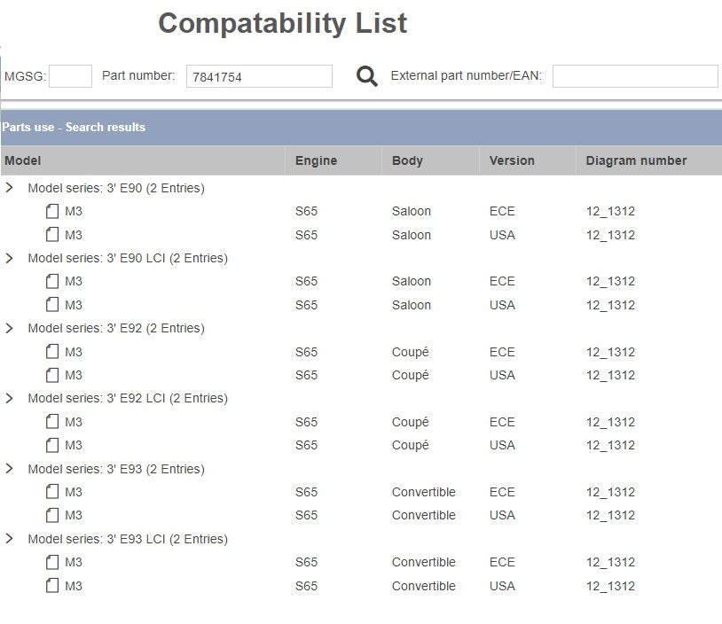Genuine BMW E90 E92 E93 S65 M3 Ignition Coil - 12137841754