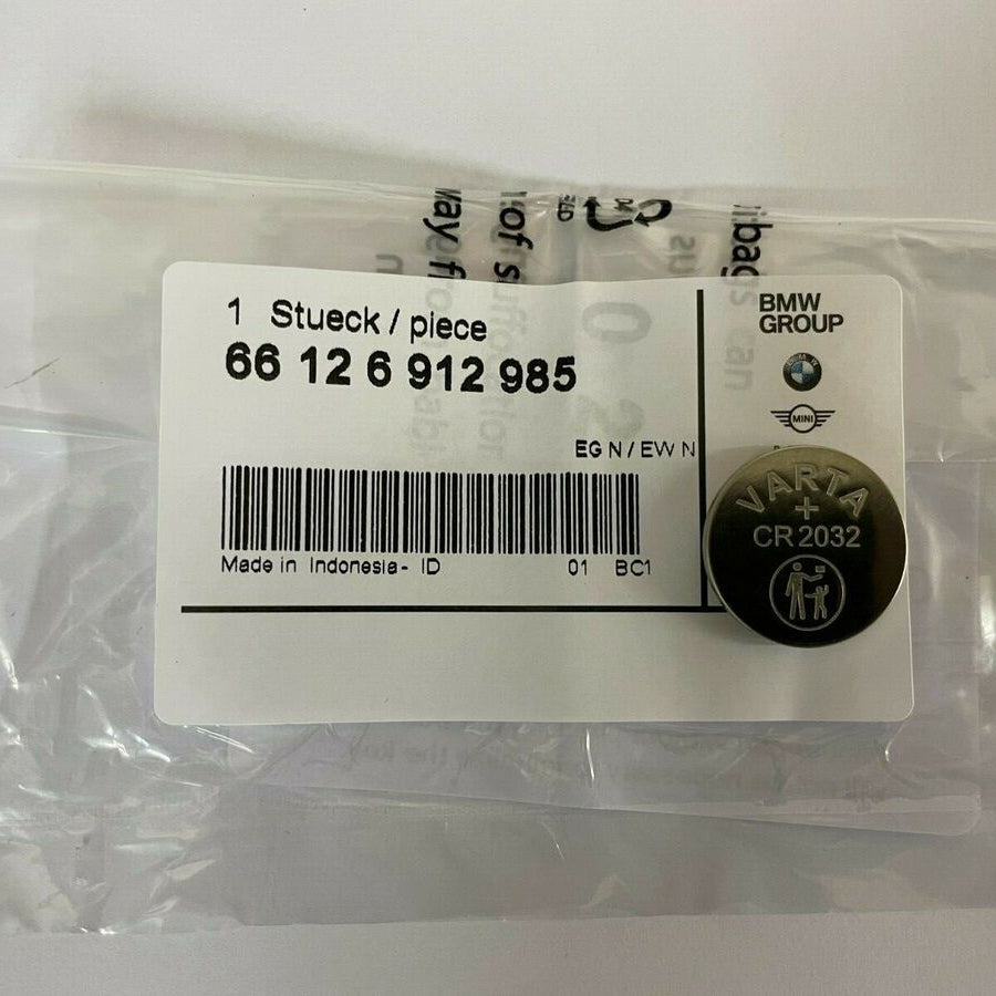 Genuine BMW Varta Key Battery CR2032 - 66126912985