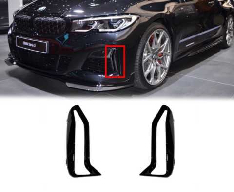 Genuine BMW G20 G21 M340i Front Bumper Side Trim - Pair | 51118093301-51118093302