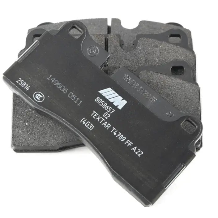 Genuine BMW F87 Rear Brake Pads (M2 Competition Option 2NH) - Red/Silver/Orange Caliper 34218091600