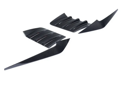 Genuine BMW 51125A66161-51125A66162 G87 M2 M Performance Carbon Rear Bumper Trim Set