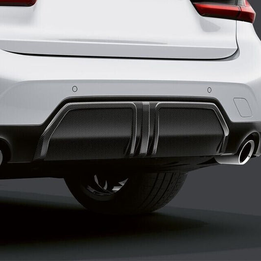 Genuine BMW G20 LCI Carbon Centre Rear Diffuser - 51195A4F525