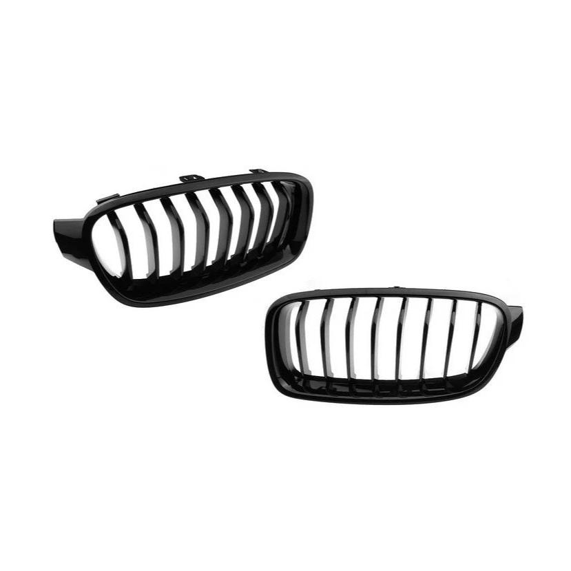 Genuine BMW M Performance Gloss Black Kidney Grills F30 F31 - 51712240775 / 778