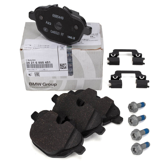 Genuine BMW Rear Brake Pads (Non M Sport Brakes) G30, G01, G02, G05, G06 - 34216885451