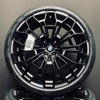 BMW Full Set Genuine 22" M Performance Y-Spoke 1134M Alloy Wheels with Tyres G45 G70 36115B4DA56