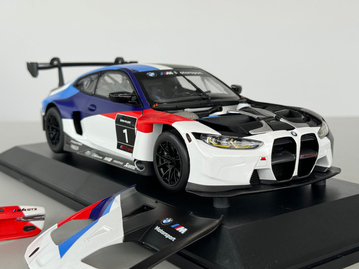 BMW Genuine Miniature Car Model M4 GT3 1:18 Scale 80435A5D002