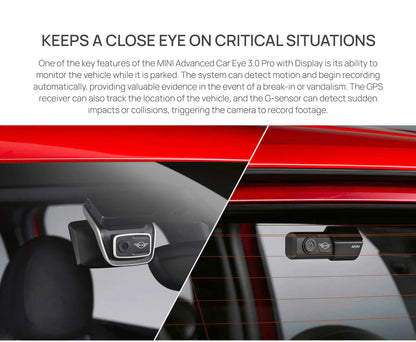 MINI Advanced Car Eye 3.0 Pro with Display 66215A444A3