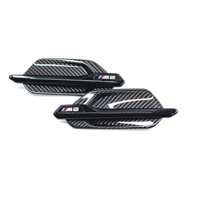 Genuine BMW F87 M2 M Performance Carbon Side Grille Air Breathers 51712453942/3