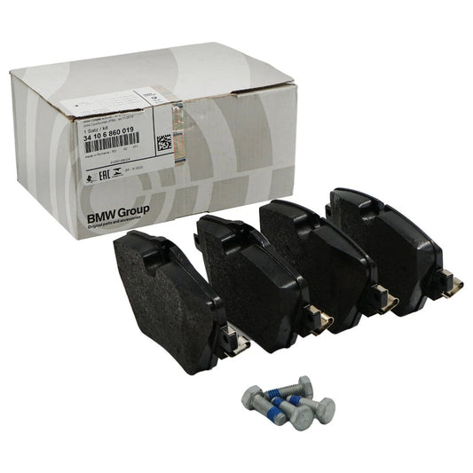 Genuine BMW Mini 34106860019 F40 F44 F39 F60 Brake Pads  (Inc 1 Series non M Sport, & Countryman Cooper S)
